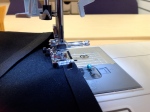 bias binding with zipper foot on brother cs6000i